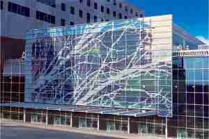 pattern glass curtain wall system