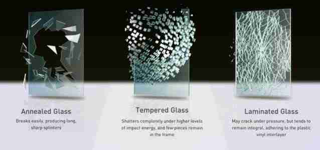 comparison between tempered glass VS laminated safety glass
