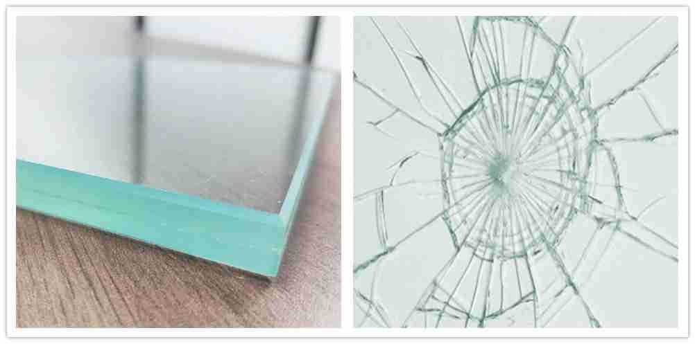 Hehkutettu laminoitu lasi suihkuoville
