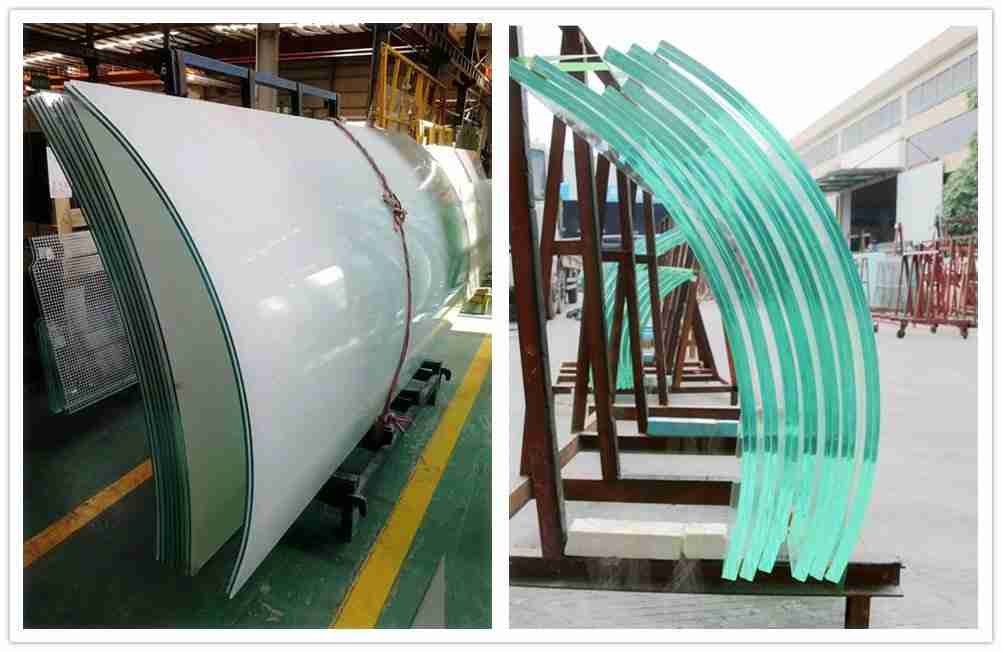 curved laminated glass designs