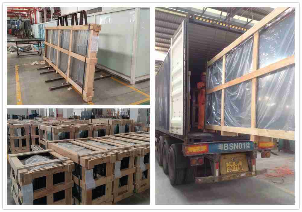 Strong plywood crates to make sure glass delivery safety 1