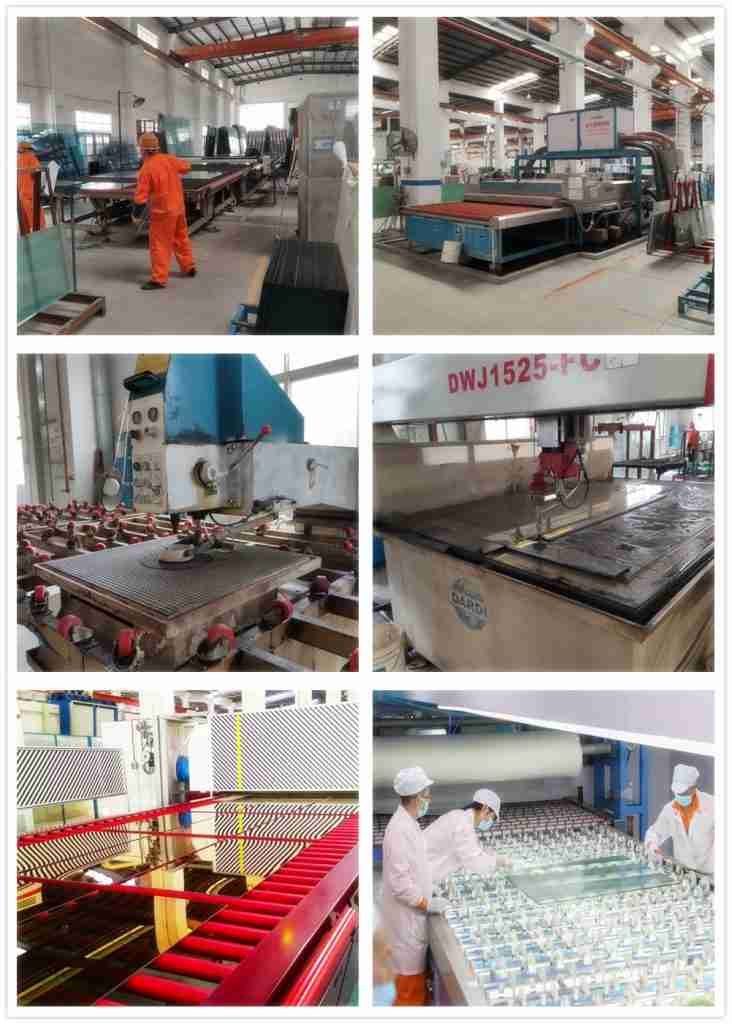 Production details for 5+5mm reflective laminated glass products.