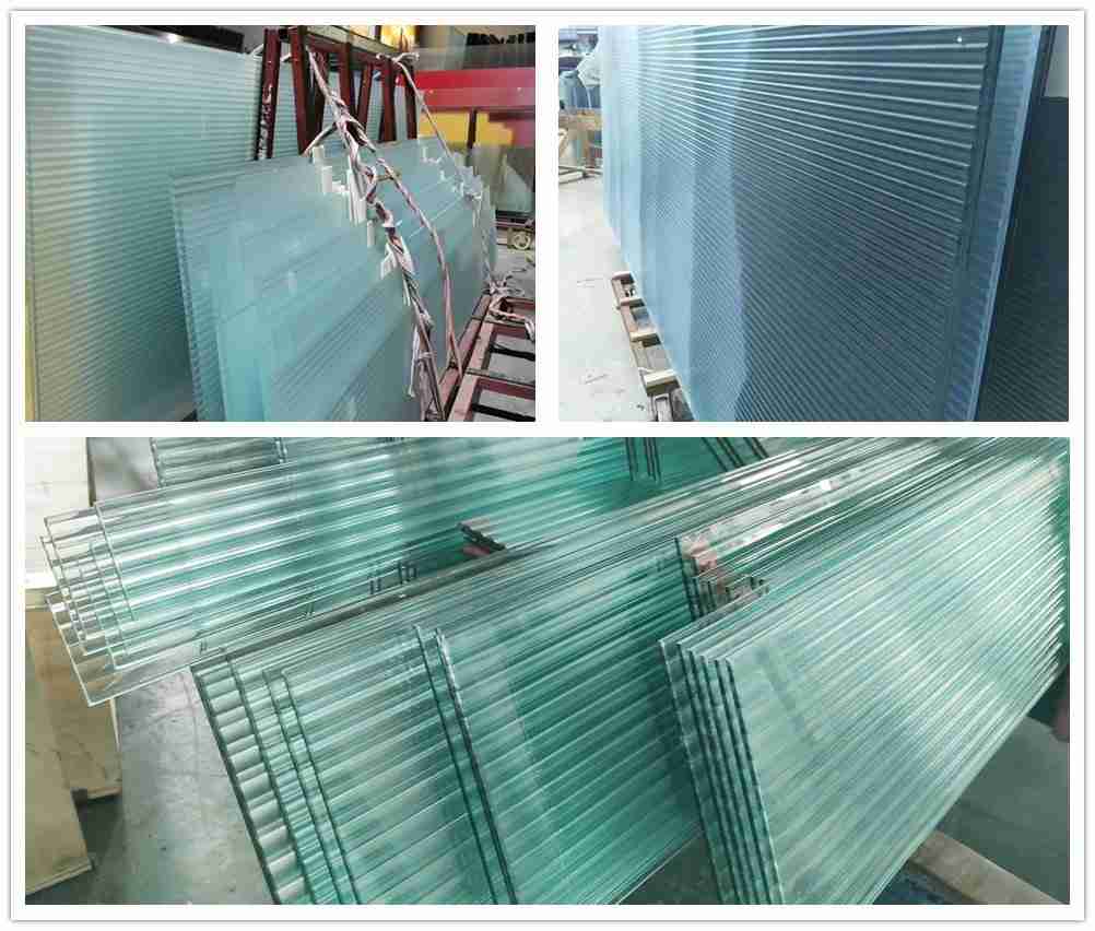 fluted glass product