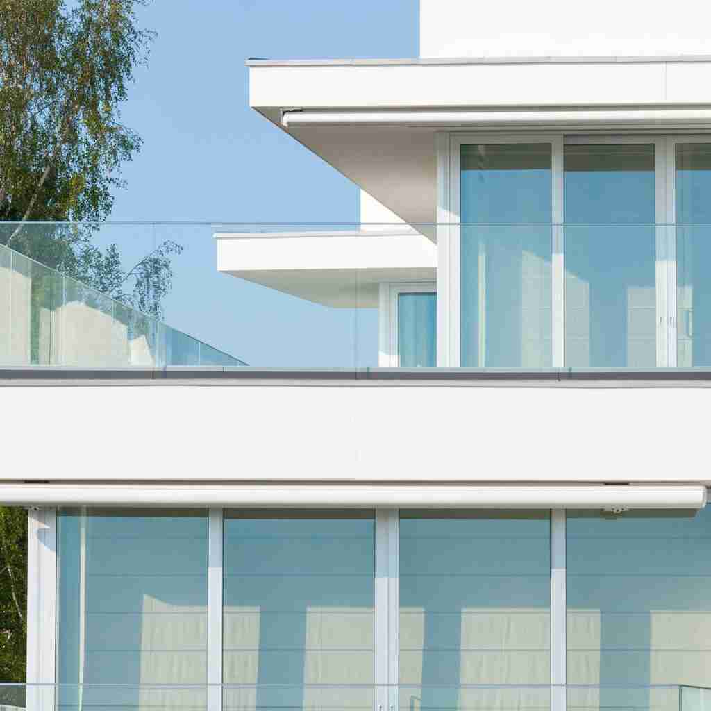 exterior glass railing,
