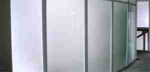 12mm tempered office frosted glass
