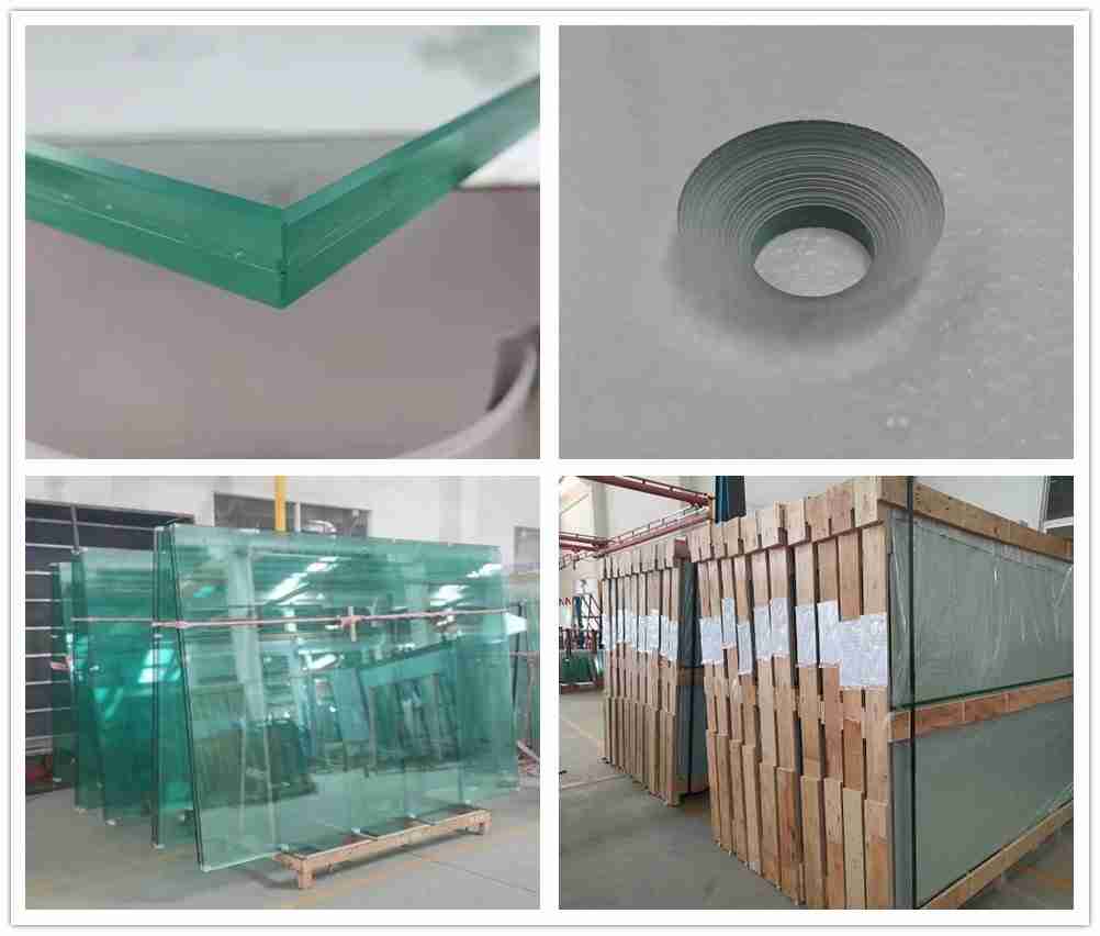Shenzhen Dragon Glass proporciona paneles de vidrio laminado súper seguros de alta calidad de 13,52 mm para pista de pádel.