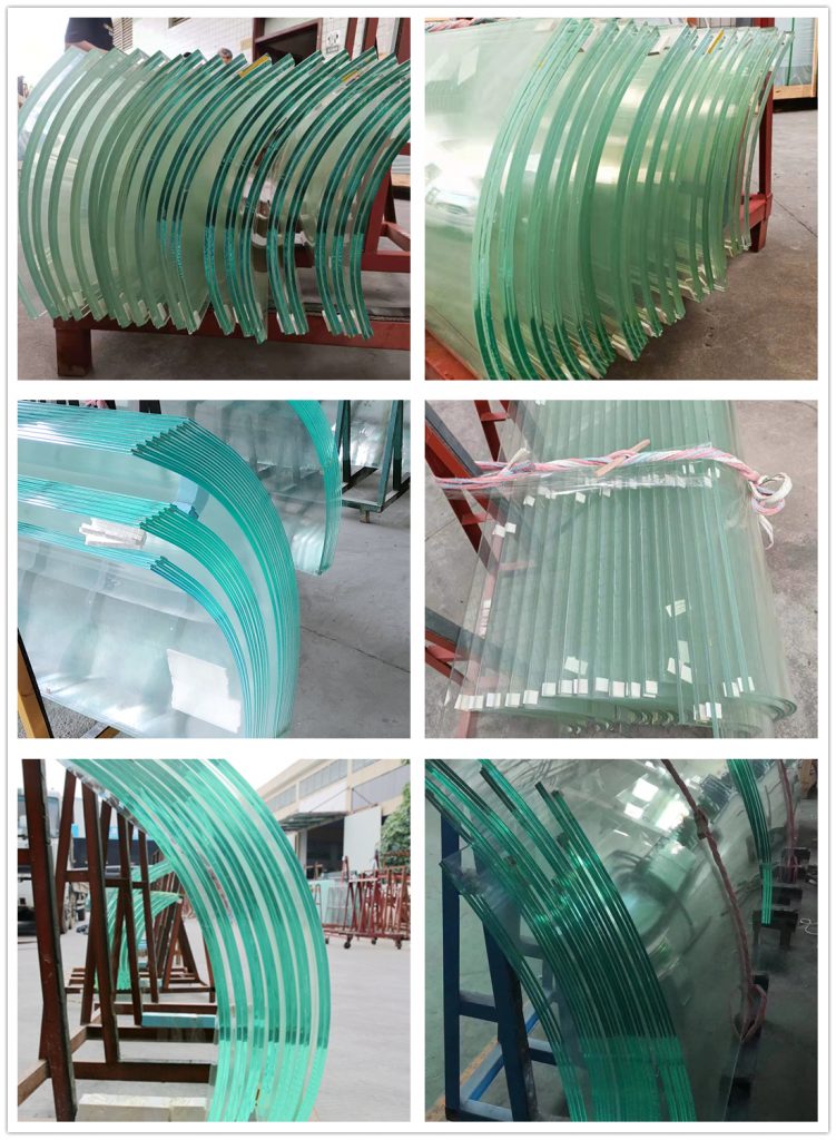 Shenzhen Dragon Glass proporciona vidrio laminado doblado súper fuerte para la elevación de vidrio.