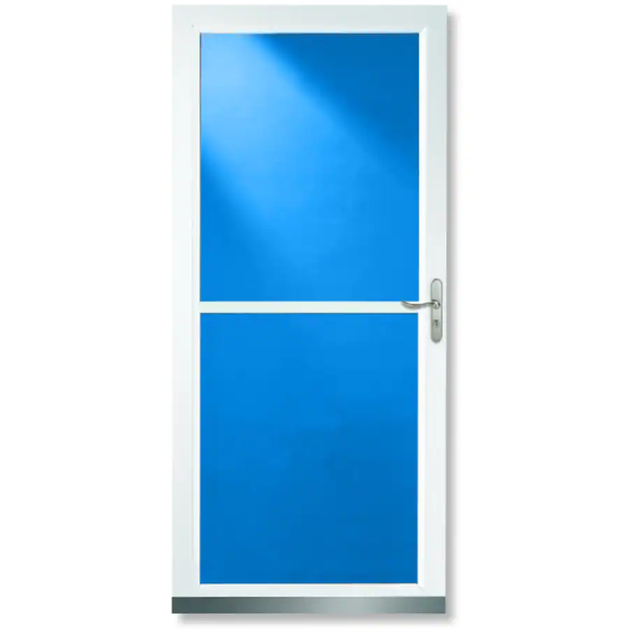 اللون الأزرق الزجاج مغلفة للأبواب