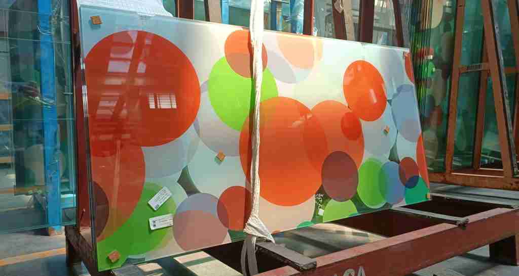 Impresión de cerámica digital de Shenzhen Dragong Glass sobre vidrio