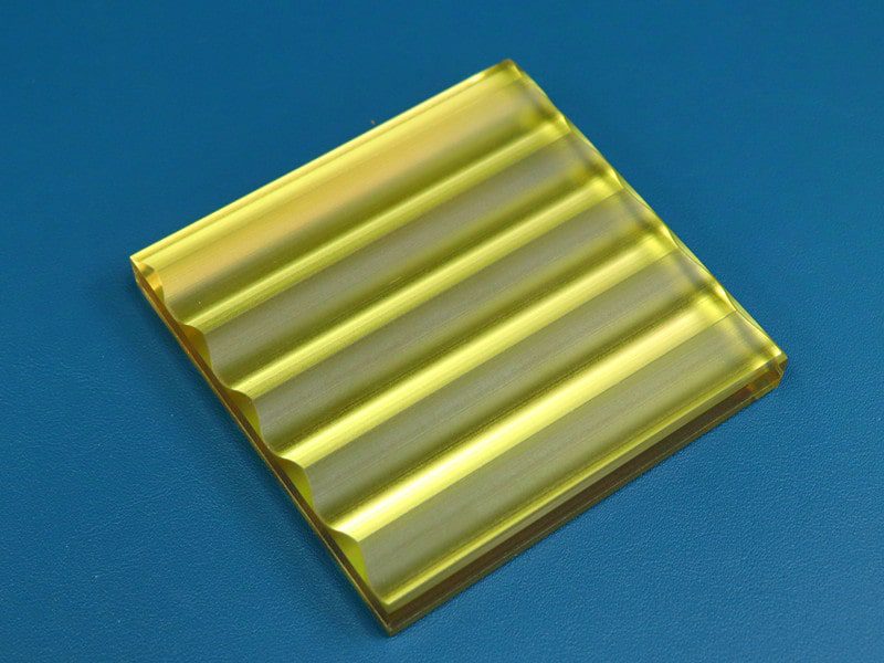 Shenzhen Dragon Glass architecture fluted glass,  Laminated Ribbed Glass Mirror