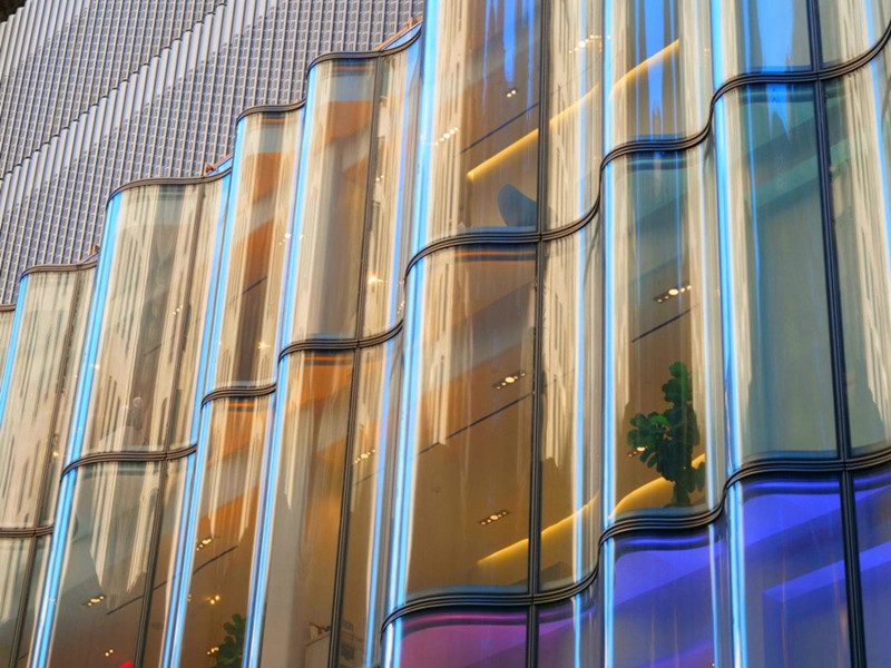 Hot Bending Glass Prozess für elegantes architektonisches gebogenes Glas