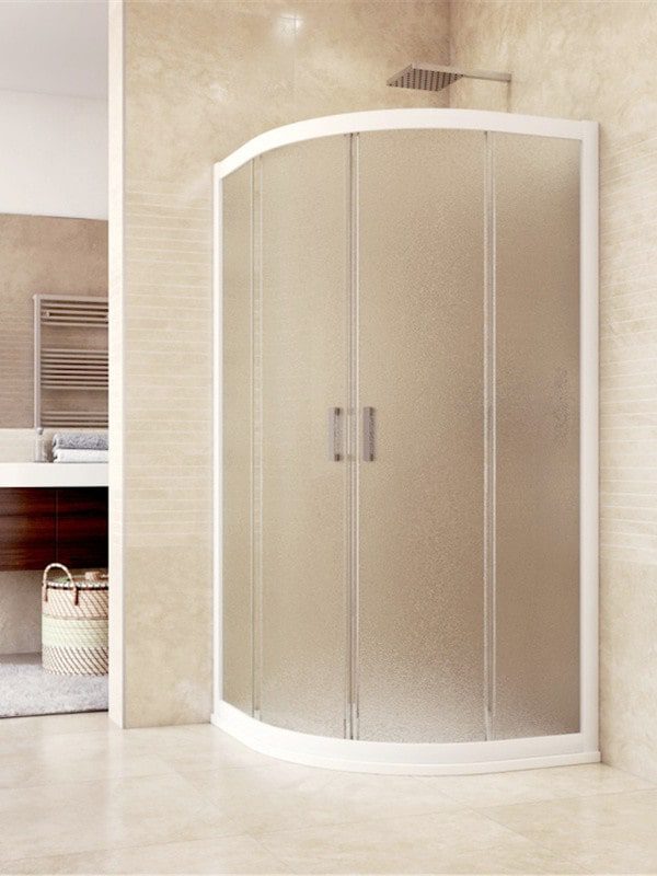  curved shower door glass from Shenzhen Dragon Glass
