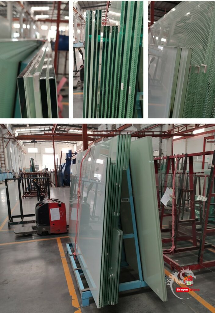 Shenzhen Dragon Glass excellent performance 18.28mm acoustic PVB glass for partition