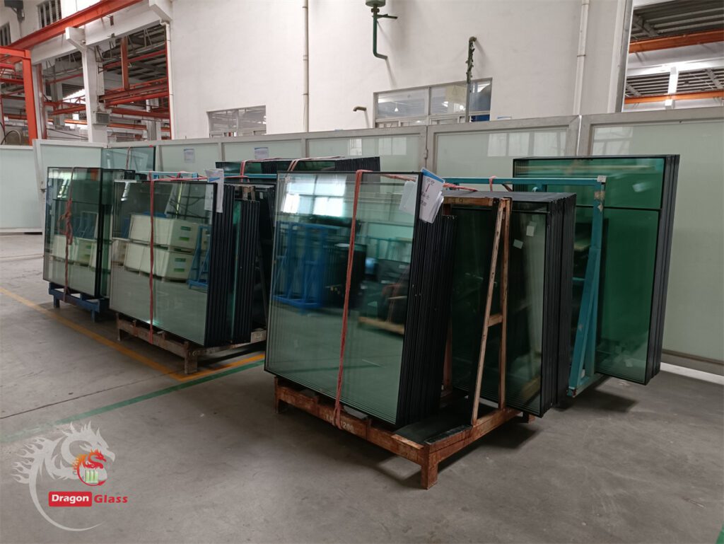 2 pieces of tempered glass can be processed into the insulated tempered  glass to improve its excellent performance, by Szdragonglass