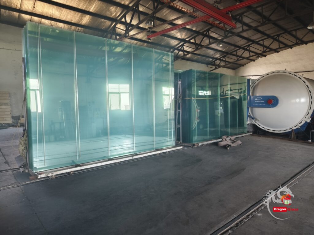China good quality 331 clear laminated glass price, 6.38MM glass for sale