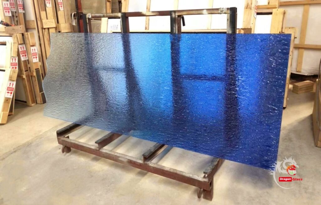 Super Strong 10+1.52SGP+10mm Low Iron Tempered Laminated Gradient Glass For Railing Prices
