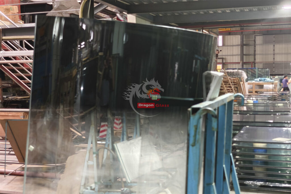 22.28mm Bent tempered laminated glass