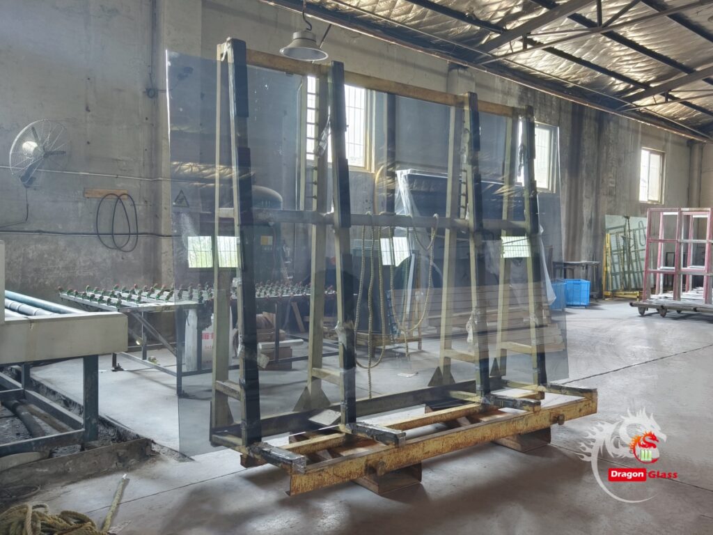 8+8mm grey laminated glass for glass balustrades