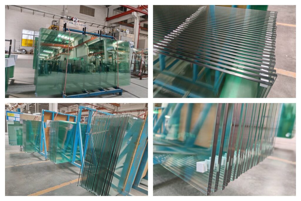 8mm ESG glass, clear tempered glass 5/16