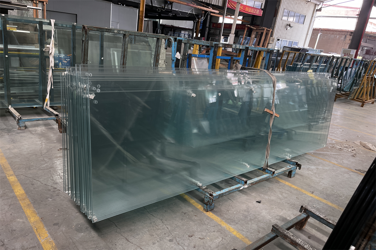 8mm clear toughened glass for Guillotine Glass System